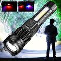 1pc Super Powerful Rechargeable Torch Flood Light For Outdoor Camping, Fishing, Hunting, Climbing, Adventure Emergency