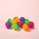 20pcs, Colorful Elastic Ball, Rubber Bouncing Ball, Party Bag Fillers, Sports Ball, Toy Ball For Hand Exercise, Creative Small Gift, Classroom Prizes, Party Decor Supplies