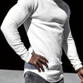 Sports And Leisure T-shirt Men's Long-sleeved Autumn And Winter Solid Color Thickened Fitness Training Long-sleeved Outdoor Running Bottoming Shirt Top