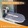 Universal Car Door Step: Foldable Roof Rack, Glass Breaker & Safety Hammer For Easy Roof Access - Fits Most Cars, Suvs & Trucks For Shops