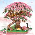 Sakura Tree House Building Blocks - Cherry Diy Toys For Kids - Perfect Gift Idea!