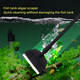 Aquarium Cleaning Tool Fish Tank Long Handle Scraper Algae Cleaning Tool Glass Algae Removal Scraper