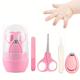 Nail Clipper, 4-in-1 Nail Care Set With Mini Cute Case, Nail Trimmer, Scissor, Nail File & Tweezer, Cute Tumbler Shape