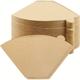 100/200pcs #4 Cone Coffee Filter 8-12 Cup, Unbleached Natural Paper, No Blowout, Disposable For Pour Over And Drip Coffee Maker