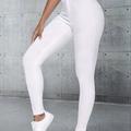 White High Waist Skinny Jeans, High Stretch Stylist All-match Slim Denim Pants, Women's Denim Jeans & Clothing