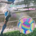 Luminous Reflective Football, For Night Game, Durable Football Toys, Seamless Waterproof Football