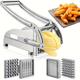 1pc French Fry Cutter, Commercial Restaurant French Fry Cutter Stainless Steel Potato Cutter Vegetable Potato Slicer With Suction Feet Cutter Potato Heavy Duty Cutter For Potatoes Carrots Cucumbers