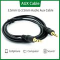 3.5mm Male To Male Stereo Audio Cable, Aux -resistant For Headphones, Pc, Home/car To Other Stereo System, 3.5 Mm (4.9ft/1.5m) Black Aux