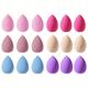 18pcs Soft Mini Beauty Sponge Blender Set - Wet And Dry Use For Powder, Cream, And Liquid Application - Perfect For Makeup Starters And Lovers