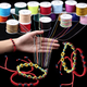50 Yards/ Roll 0.8mm Wax Line Beaded Nylon Rope Cotton Thread Yarn Diy Bracelet Jade Rope Braided Thread Tassel Wire Jewelry Making Craft Supplies
