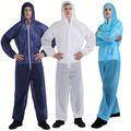 And High-quality Non-woven Disposable One-piece Protective Clothing With A Hat, Safety Protective Work Clothes