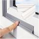 1pc Self Adhesive Window Sealing Strip, Windproof Soundproof Weather Stripping Door Seal, Pu Foam Sliding Door Bottom Seal Tape, Guard Sealer