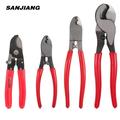 1pc Insulated Cable Cutter, Wire Stripper, Electrician Shears Pliers Scissors, Manual Cutting Tools, 6 Inch Stranding Pliers