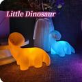 1pc Cartoon Creative Thunder Dragon Night Light Cartoon Dinosaur Night Light Bedroom, Living Room, Bedside, Long Neck Dragon Small Ornament Room Decoration Small Table Lamp