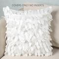 1pc Soft And Stylish Niche Throw Pillow Case For Living Room And Home Decor - 17.7x17.7in