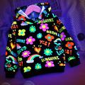 Girls Colorful Sunshine & Flowers Graphic Hoodie Long Sleeve Sweatshirt Pullover Kids Fashion Hoodies