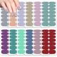 12 Sheets Full Wrap Nail Polish Stickers - Self Adhesive Solid Color Nail Decal Strips For Diy Nail Craft - Perfect For Women And Girls