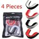 4pcs Sports Mouth Guard, For Long Hockey, Basketball, Karate, Football, Martial Arts, Rugby, Boxing, Comprehensive Fighting Protective Gear, With Carrying Case