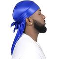 A Men's Fashion Ethnic Wind Bandage Pirate Hat New Simulation Silk Satin Baotou Cap