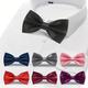 Bow Ties Men's Groomsmen Bow Ties Groom Bow Ties Fashion Casual Bow Ties Performance Bow Ties Burgundy Black Wedding Bows, Ideal Choice For Gifts