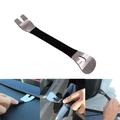 Durable Stainless Steel Car Trim Removal Tool - Two-end Level Pry Tool For Door Panel, Audio Terminal & Fastener Driver