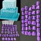 40pcs Alphabet Numbers Cookie Cutters Alphanumeric Cake Decorating Molds Sugarcraft Chocolate Moulds Baking Accessories