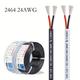 1 Roll 24 Gauge 2 Conductor Electrical Wire 24 Awg Electrical Wire Stranded Pvc Cord Oxygen-free Copper Cable 65.6ft/20m Flexible Low Voltage Led Cable For Led Strips Lamps Lighting Automotive