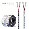 1 Roll 24 Gauge 2 Conductor Electrical Wire 24 Awg Electrical Wire Stranded Pvc Cord Oxygen-free Copper Cable 65.6ft/20m Flexible Low Voltage Led Cable For Led Strips Lamps Lighting Automotive