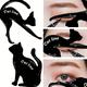 Cat Shape Eyeliner Template Stencil Smoky Eyeshadow Applicators Eyeliner Material Eye Makeup Tool Kit Quick Makeup Stencil