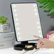 Led Desktop Makeup Mirror With Touch Switch & Stand, Lighted Cosmetic Vanity Mirror For Women, Great For Detailed Makeup & Skin Care - Rectangular