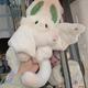 1pc Flying Sky Big Bat Rabbit Plush Toy Big White Rabbit Doll Comfort Doll Cloth Doll Bat Rabbit Easter Gift