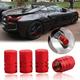 4pcs Cool Tire Cover Aluminum Alloy Valve Tire Valve Stem Valve Car Wheel Valve Car Dust-proof Tire Hexagon, Car Exterior Accessories