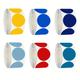 500 Sheets/roll Of Blank Colored Small Round Dot Marking Classification Memo Roll With Self-adhesive Blank Color Stickers, Circular Multi-color Coding Identification Rolls With Classification Labels