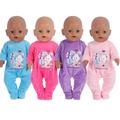 Fits 17-18 Inch Doll Clothes Newborn Doll Climbing Dress Cute Rabbit Shape Kids Holiday Gift, Not Included Doll Easter Gift