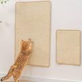 Cat Scratcher Mat Natural Sisal Cat Scratch Mats Scratching Pad Protect Carpets And Sofas