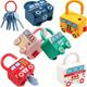 3 Pieces Montessori Educational Learning Toys Sorting Matching Locks And Keys Sensory Car Activity Fine Toys Busy Board - Toddler Car Activity -christmas Halloween Thanksgiving Gifts