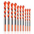 Drill Bits Set Concrete Drill Bits Masonry Drill Bits, Drilling And Punching Work Sets For Tile, Concrete, Brick, Glass, Plastic And Wood