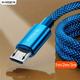 Micro Usb Cable Data Sync Usb Charger Cable For Android Phone Nylon Braided Microusb Cables 1m/2m/3m