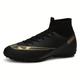 Men's Turf Soccer Cleats Football Boots, Professional Outdoor Indoor Non Slip Lace Up Soccer Cleats & Shoes For Training Competition