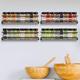 1pc/2pcs Kitchen Wall Shelf Storage Rack Free Punching Metal Kitchen Storage Rack Simple Wall-mounted Storage Household Seasoning Rack Spice Storage Rack Cheapest Items Available