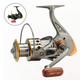 100kg Max Drag Spinning Fishing Reel - 13 Ball Bearings, 5.2:1 Gear Ratio, 130lbs/100kg Capacity