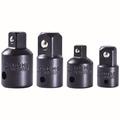 "4pcs Square Ratchet Socket Adapter Reducer Converter Kit, 1/4"", 3/8"", 1/2"" Drive Converter For Automotive And Construction Work"