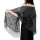 Solid Shawls Wraps For Evening Dresses Lightweight Scarfs For Women With Fringe Floral Lace Scarf For Wedding Party