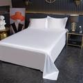 1pc Silky Satin Flat Sheet Only, Soft Silky Flat Bed Sheet For Bedroom, Guest Room, Home Decor