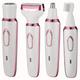 4 In 1 Body Hair Removal Epilator Armpit Hair Bikini Hair Leg Hair Pubic Hair Electric Razor Clipper Shaver Trimmer Women