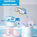 1pc Children's Clear Large Frame Swimming Goggles, Waterproof Anti-fog Swimming Glasses For Summer Swimming Pool, Beach, Surfing, Diving