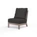 Sunset West Laguna Armless Outdoor Chair w/ Cushion in Brown | Wayfair SW3501-AC-48085