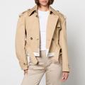 Horace Cropped Cotton-Gabardine Trench Coat