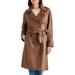 Ilia Faux Leather Trench Coat