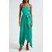 Fernanda Ruched Pleated Strapless Maxi Dress